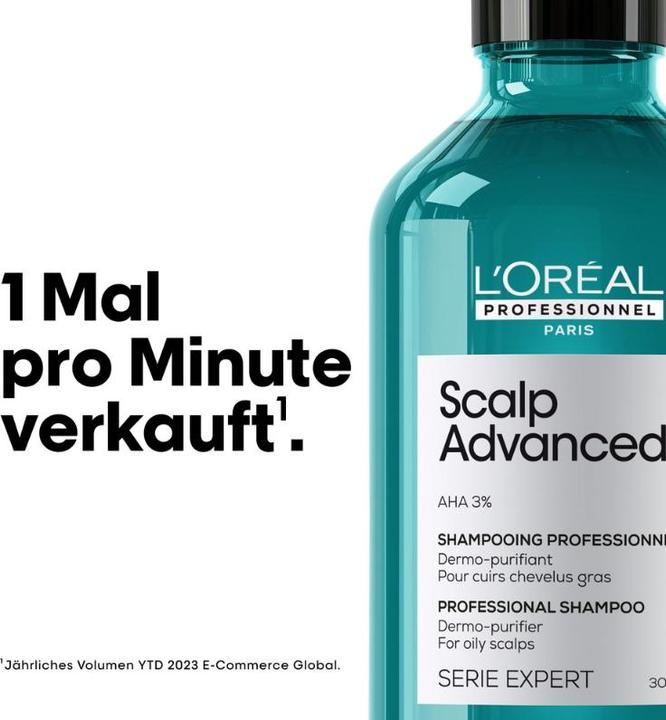 Actual product image L'Oréal Professionnel Série Expert Scalp Advanced - Anti-Oiliness Dermo-Purifier (Liquid shampoo, 300 ml)