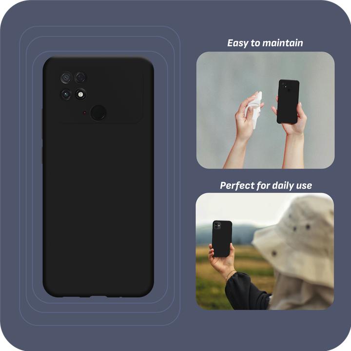 Produktbild Cazy Silikon Hülle Kompatibel mit Poco C40 - Soft TPU Schutz - (Xiaomi Poco C40)