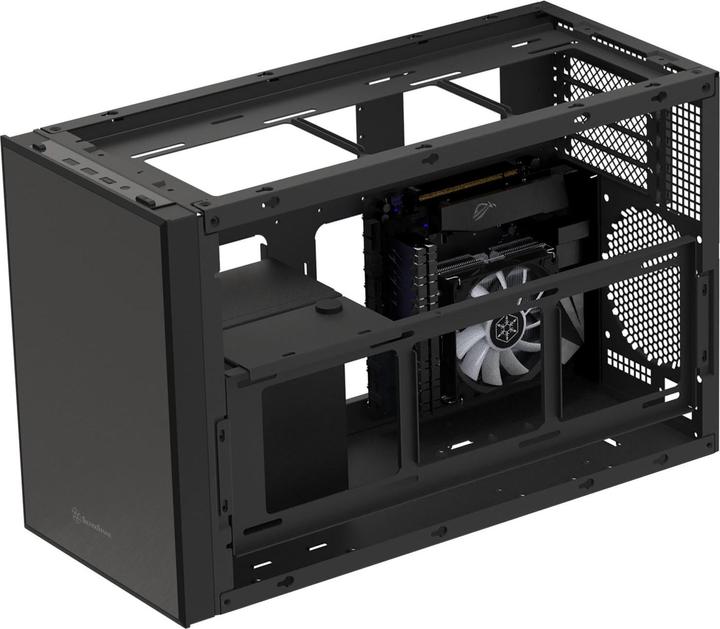 Actual product image Silverstone SST-SG17B (black) (mATX, Mini-ITX, Mini-DTX)