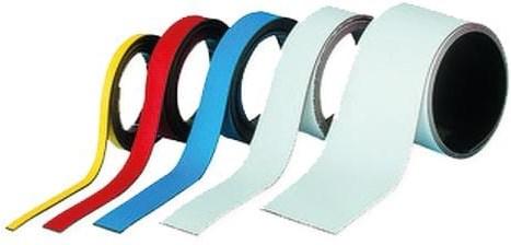 Image du produit Magnetoplan Bande magnétique flexible revêtue de PVC.