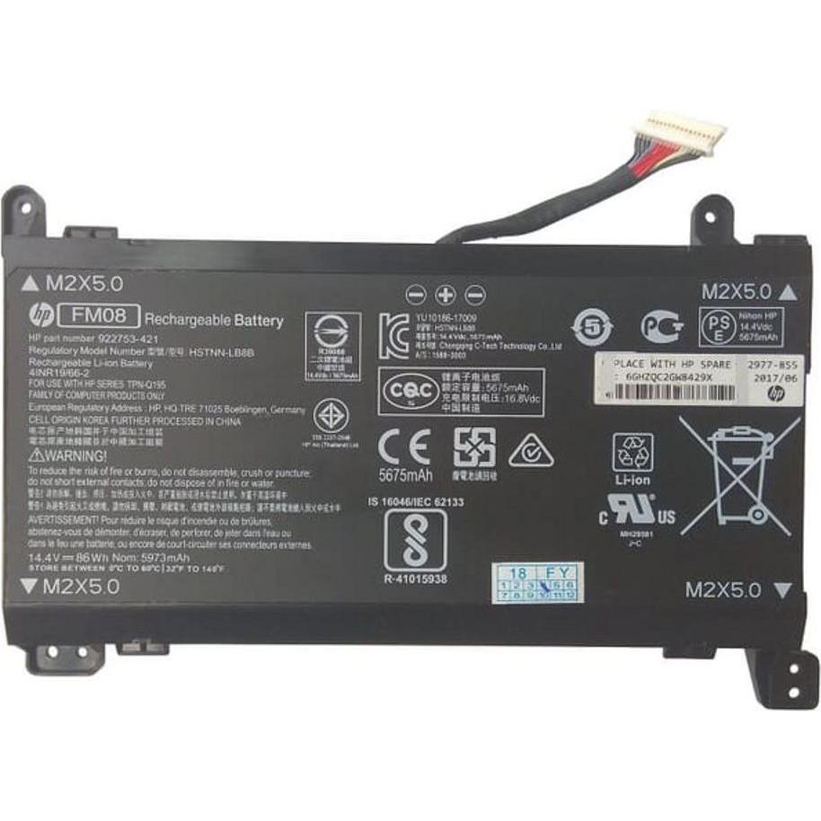 HP Assy-Batt 8C 82Whr 2.8Ah Li Fm (8 Zellen, 2800 mAh), Notebook Akku