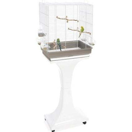 IMAC Vogelkooi Camilla Taupe / Wit, Vogelkäfig + Voliere