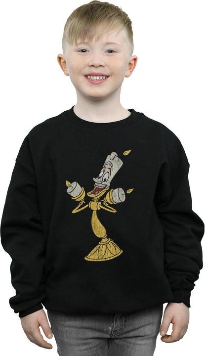 Produktbild Disney Beauty And The Beast Lumiere Distressed Sweatshirt Jungen (116)