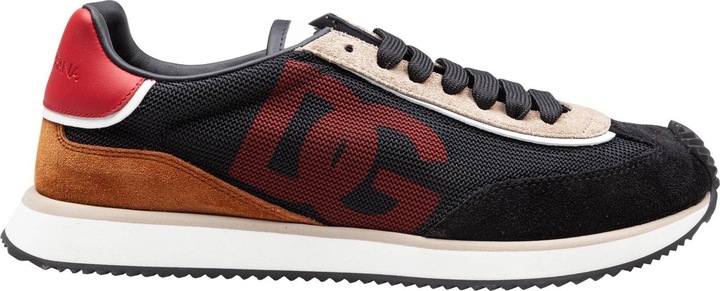 Produktbild Dolce & Gabbana cushion sneakers in mixed materials color black/beige (42)