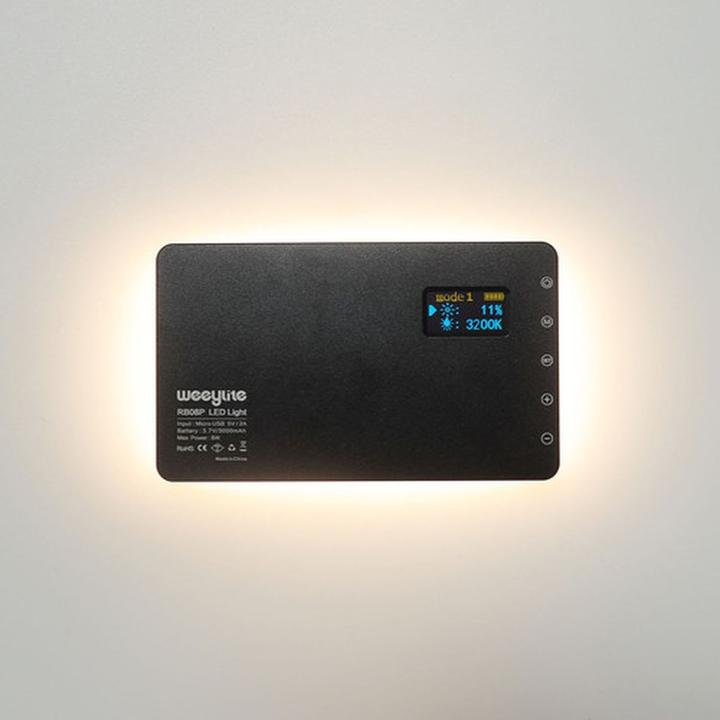 Actual product image Weeylite RB08p LED video light (Video light)