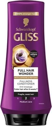 Actual product image Schwarzkopf GLISS Full Hair Wonder odżywka do włosów 200ml (200 ml)