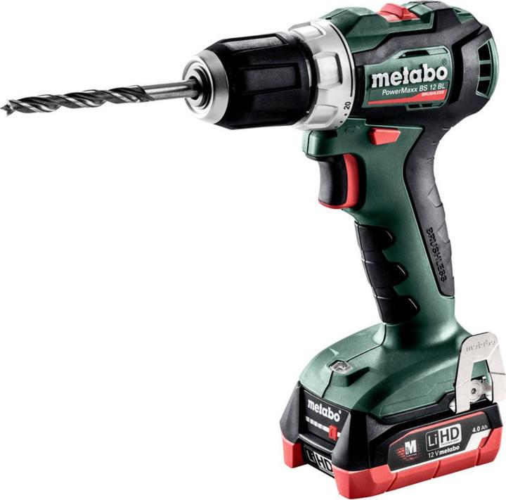 Actual product image Metabo 12V cordless drill screwdriver POWERMAXX BS 12 BL