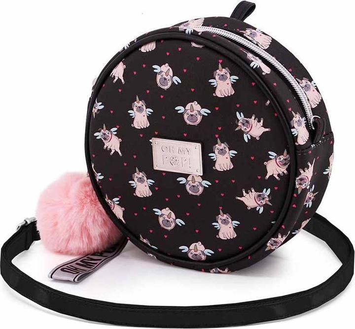 Immagine prodotto Oh My Pop! Borsa a tracolla rotonda Pug