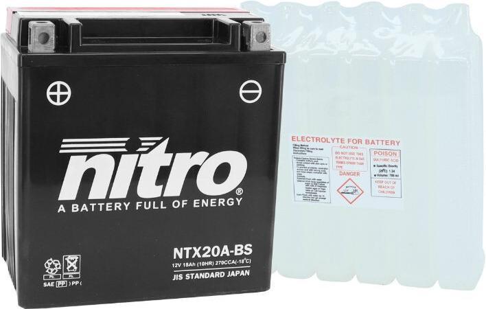 Produktbild Nitro Ntx20a-bs Mf 12v 17 Ah (12 V, 18 Ah)