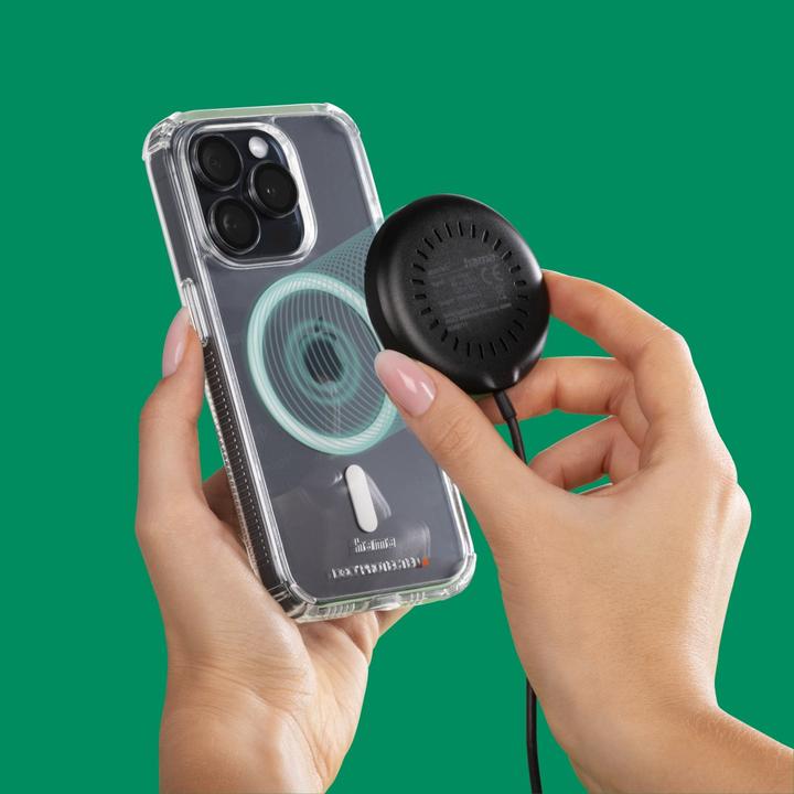 Actual product image Hama Induction charger 2500 mA Qi2 00201725 Outputs Induction charging standard (15 W)