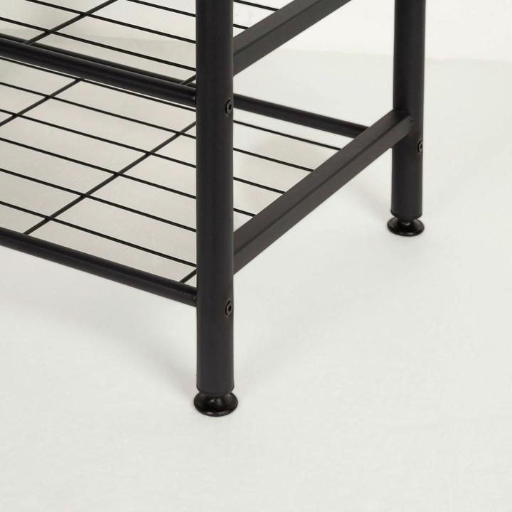 Productafbeelding Max Home Garderobe mit Einlegeboden Stahl Melamine Spanplatte Minimalistisch 60 x 175 x 40 cm