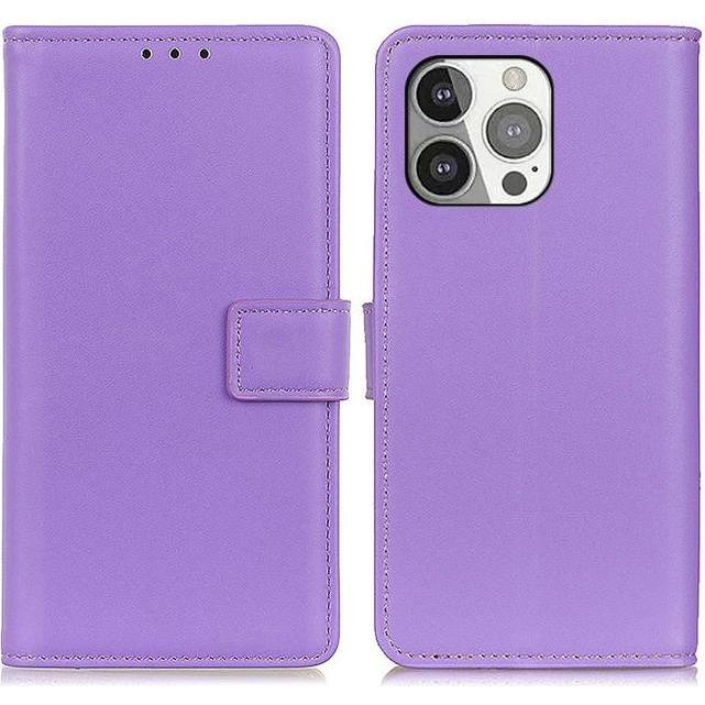 Thumbnail - MU Classic Classic II Leder Bookcover Series (Apple iPhone 13 Pro), Smartphone Hülle, Violett