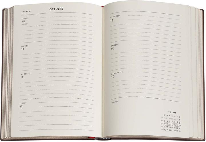 Produktbild Paperblanks PAPERBLAN Agenda Blue Luxe 2026 DF0930-7 1W/2S HOR Maxi HC FR 13.5x21cm (1 Woche / 2 Seiten)