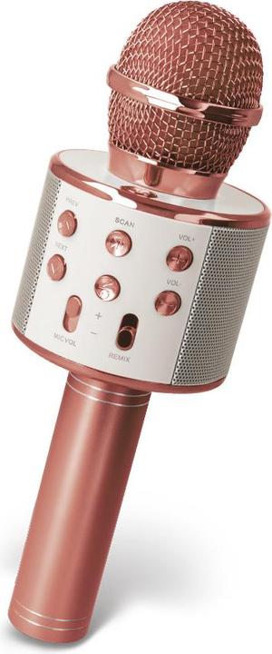 Setty Bluetooth-Mikrofon mit Lautsprecher BM-100 Roségold