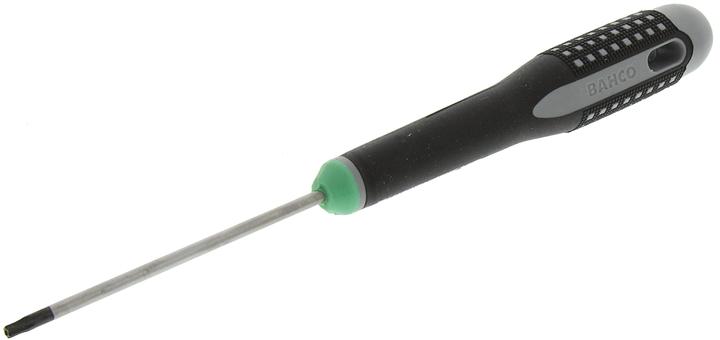 Actual product image Bahco ERGO tamper-proof TORX screwdriver with rubber handle, TR10 x 75 mm (Torx (TX))