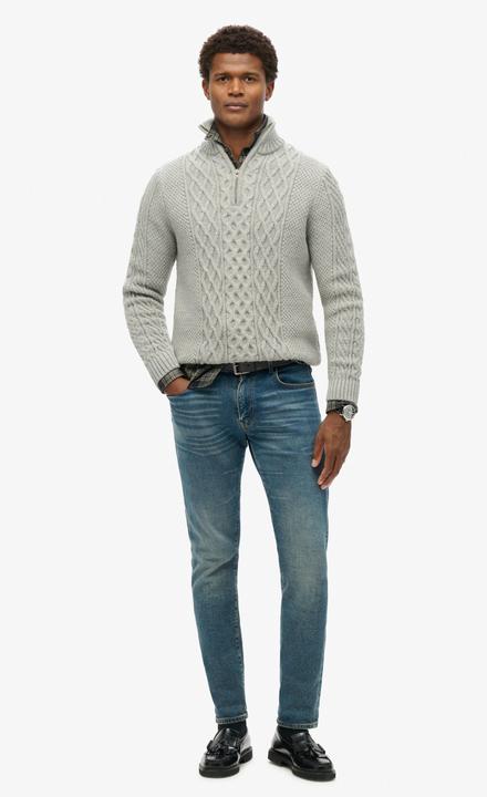 Image du produit Superdry Pull torsadé à col zippé Jacob (XXL)