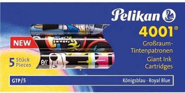 Produktbild Pelikan Tintenpatrone GTP/F/5 (5 Stück, Königsblau)