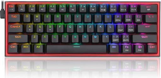 Image du produit Redragon Klawiatura K617 Fizz Red switch (K617-RGB) (US, Filaire)