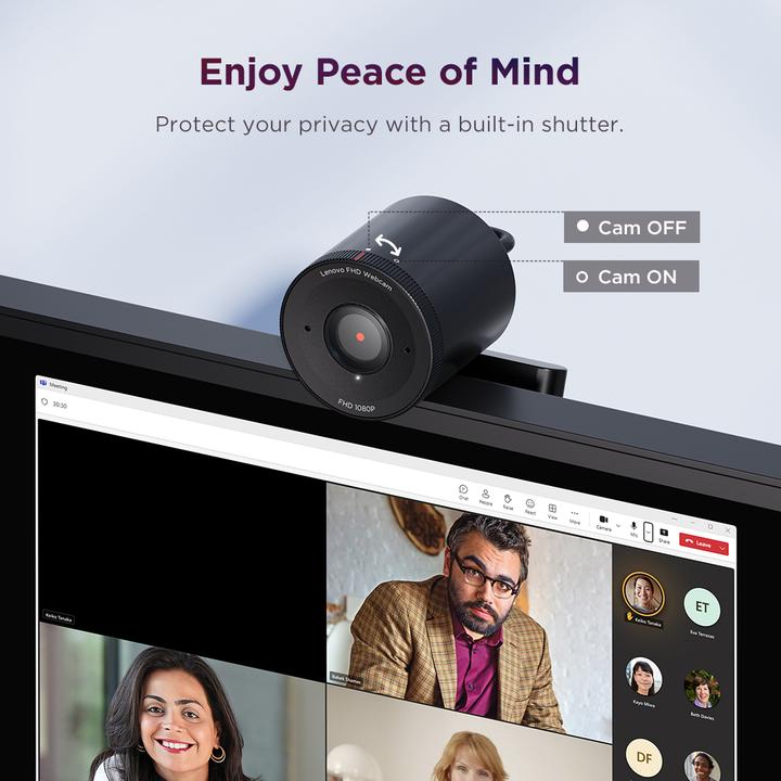 Produktbild Lenovo FHD Webcam (2 Mpx)