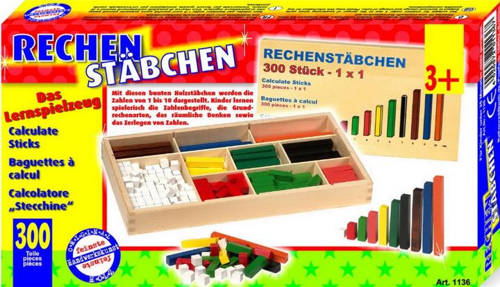 Produktbild small foot Rechenstäbchen (Deutsch, Englisch, Französisch, Italienisch, 4 - 6 Jahre)