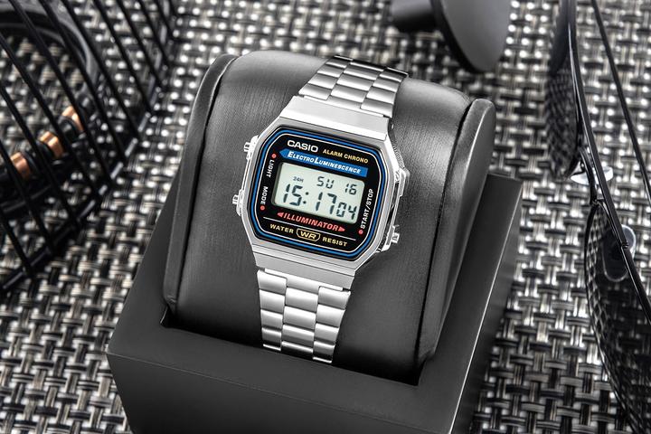 Image du produit Casio Retro Vintage - A168WA-1W (Montre numérique, 34 mm)