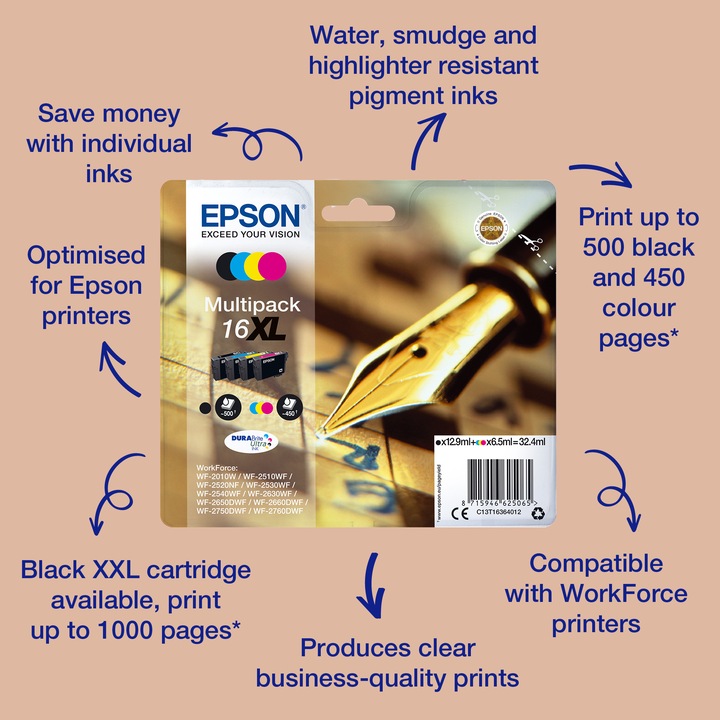 Image du produit Epson 16XL DuraBrite Ultra (CF)