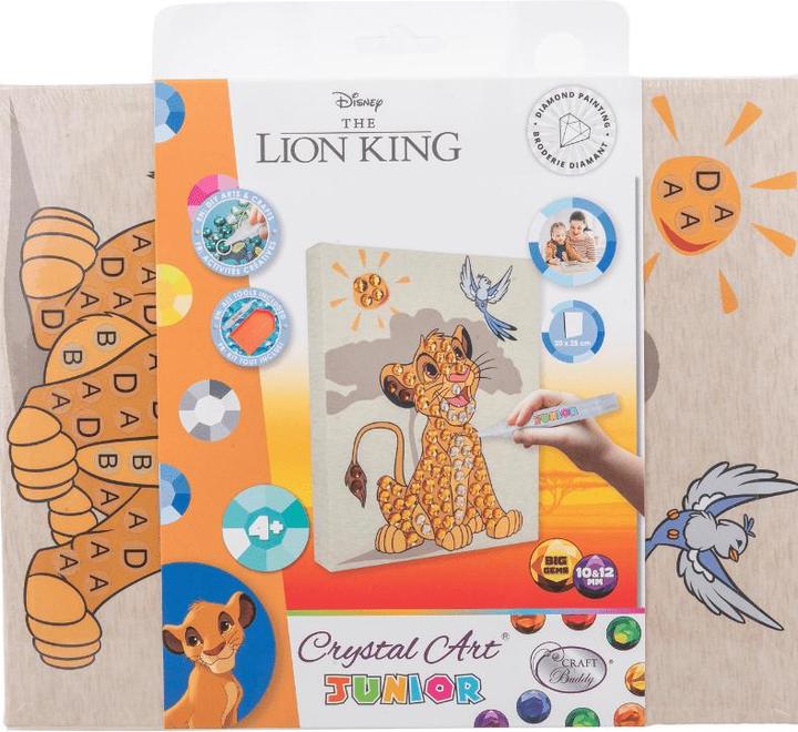 Produktbild Craft Buddy Simba Crystal Art Junior 20x25cm