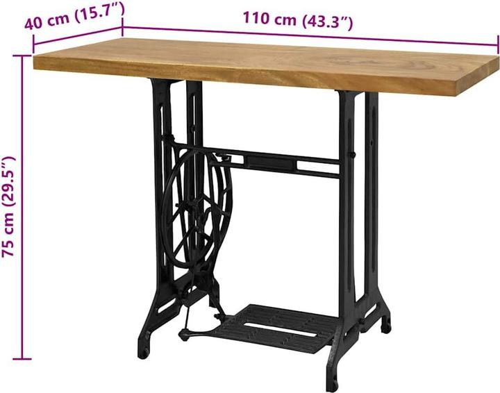 Image du produit vidaXL Konsolentisch (110 x 40 x 75 cm)