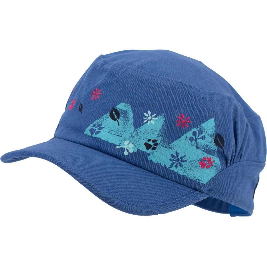 Jack Wolfskin, Cap, Sunflower Cap Kinder Sonnenhut Kappe Schirmmütze, Blau, (M)