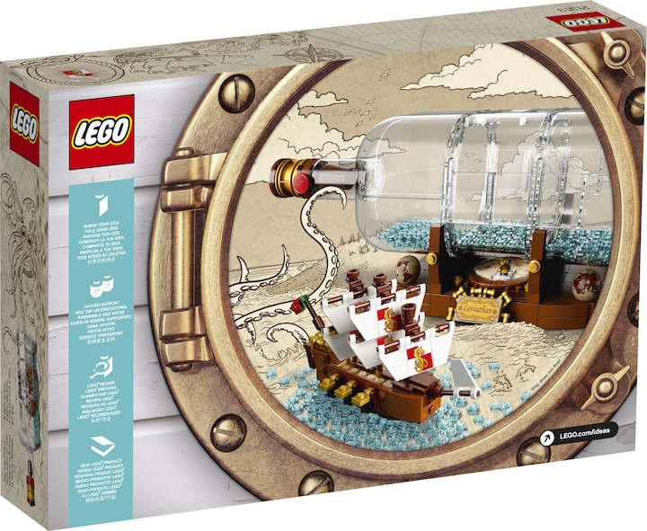 Produktbild LEGO Ideas Schiff in der Flasche (21313, LEGO Seltene Sets, LEGO Ideas)