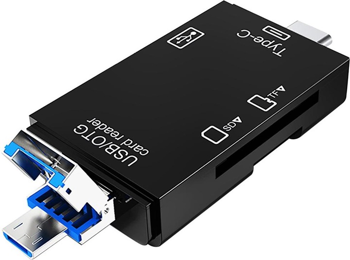 Produktbild Vakoss USB-/MicroUSB-/USB-C-Leser (TC-R425X) (Micro USB, USB 3.0, USB-C)