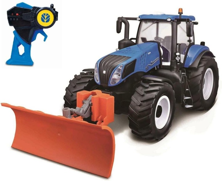 Image du produit Maisto Tracteur New Holland avec chasse-neige