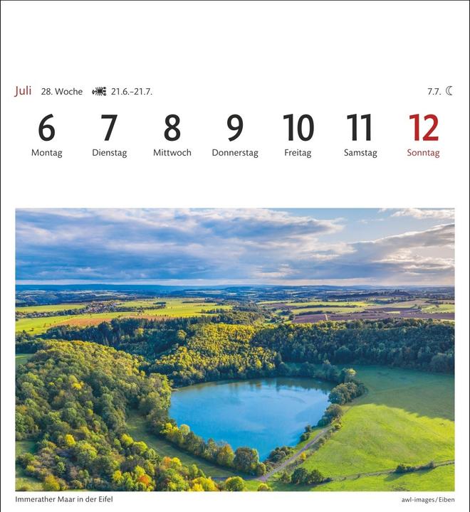 Image du produit Deutschland Sehnsuchtskalender 2026 - Wochenkalender mit 53 Postkarten