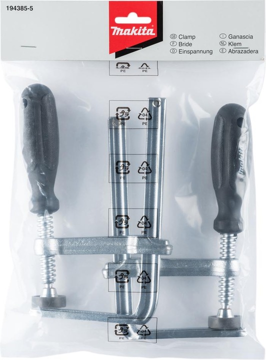 Immagine prodotto Makita Set di morsetti a vite (145 mm)