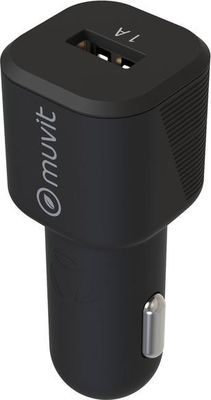 Actual product image Muvit For Change Chargeur Voiture 1 USB 1a (5w) Noir