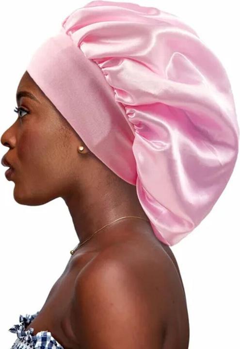 Actual product image Silana Beauty Satin Hair Sleeping Bonnet