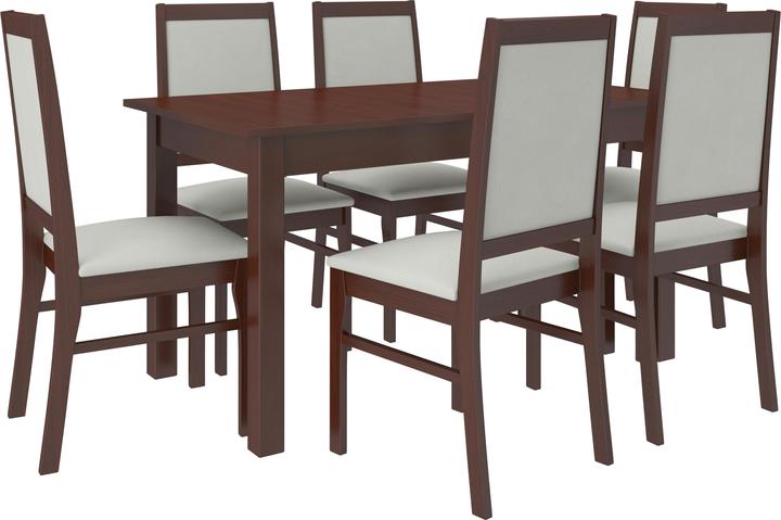 Actual product image ADRK Furniture RODOS 25 table and chair set (140 x 80 x 75 cm)