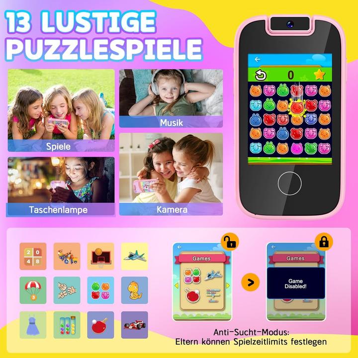 Produktbild Dhapy Kinder-Smartphone (3 - 8 Jahre)