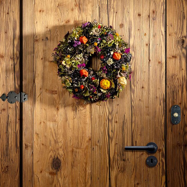 Image du produit VEG and the City Couronne de l'Avent Fleurs séchées Multicolore - sans bougies (35 cm)