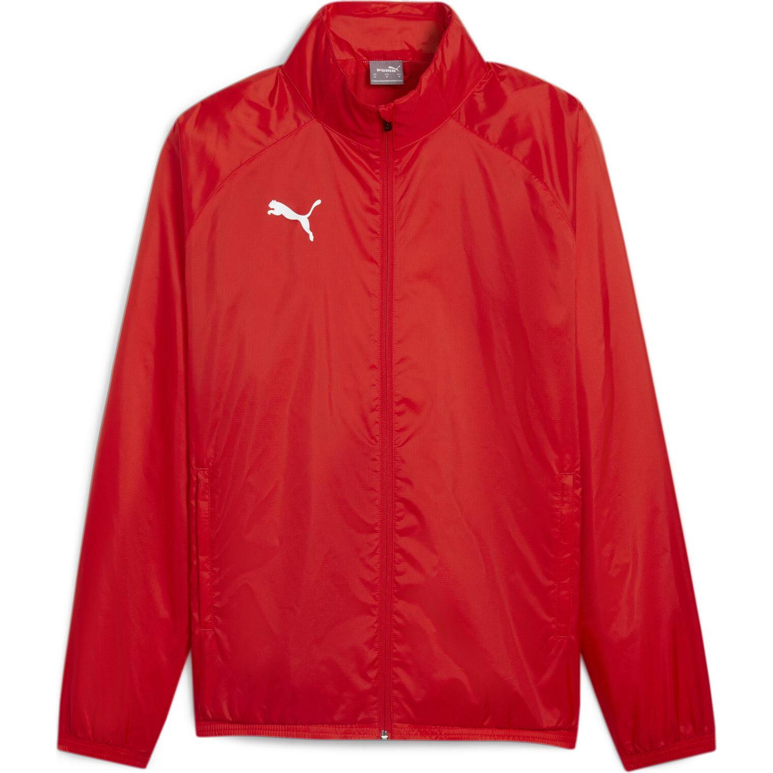 Puma, Herren, Laufjacke, teamGOAL All Weather Jacket (S), Rot, S