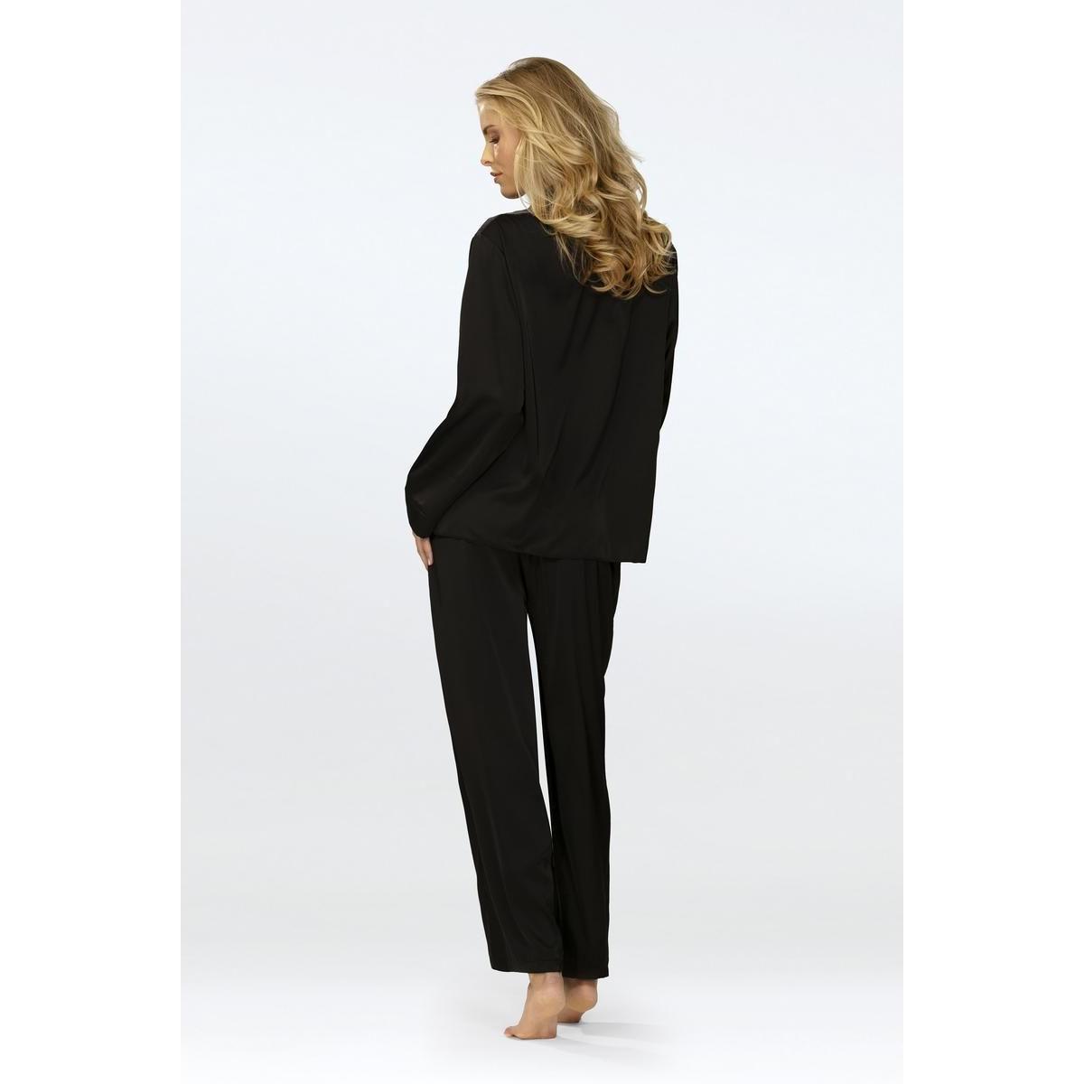 Thumbnail - DKaren, Damen, Pyjama, Pyjama model, Schwarz, (XL)