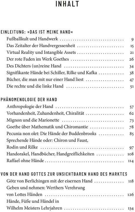 Produktbild Hände (Deutsch, Jochen Hörisch, 2021)