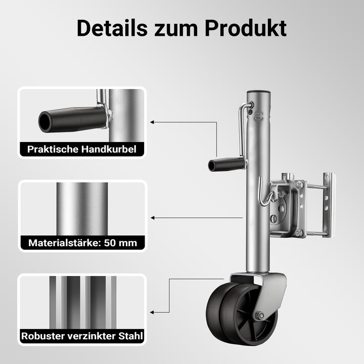 Actual product image Wiltec Double support wheel