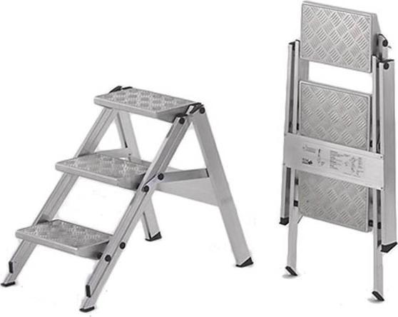kaiserkraft Escalier pliable en aluminium (Escabeau, 36 cm)
