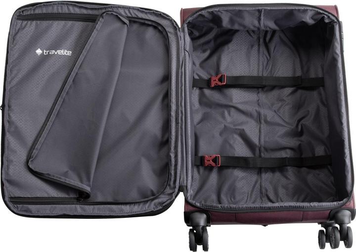 Actual product image Travelite Trolley + Suitcase Viia 4w Trolley M (70 l)