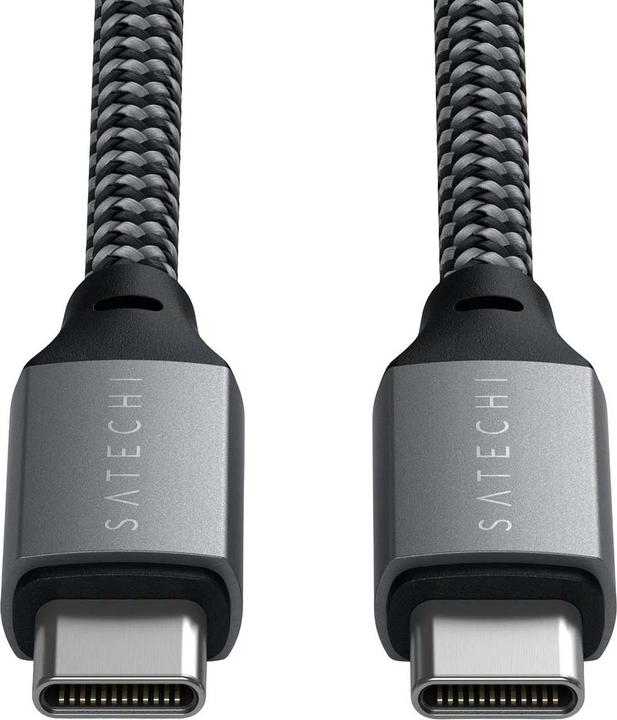 Productafbeelding Satechi USB4-C naar USB-C gevlochten kabel 25cm (0.25 m, USB 4.0, 100 W)