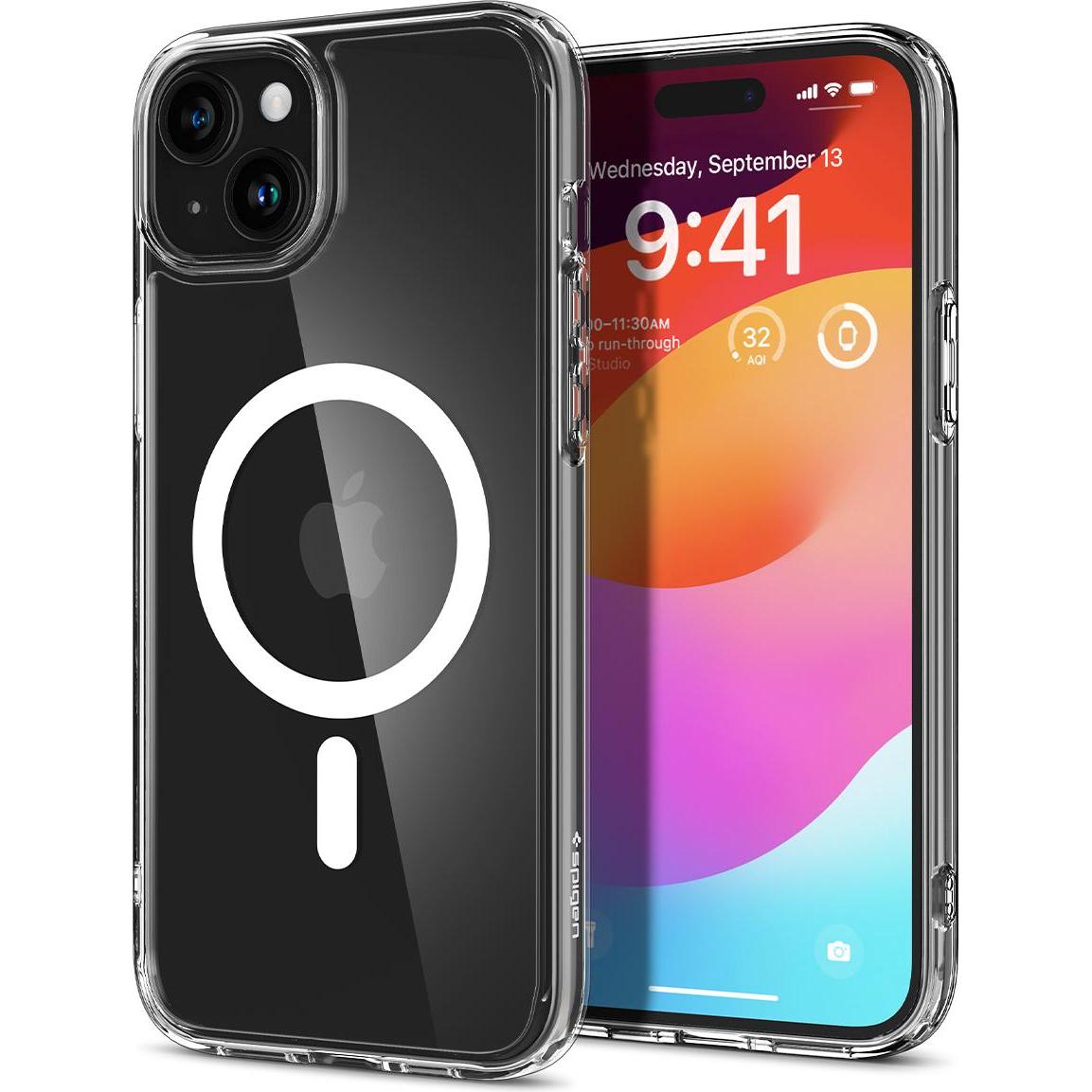 Spigen Ultra Hybrid (Apple iPhone 15), Smartphone Hülle, Weiss