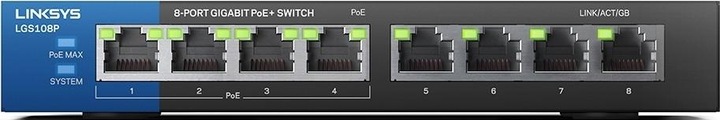 Produktbild Linksys Lgs108p (8 Ports)
