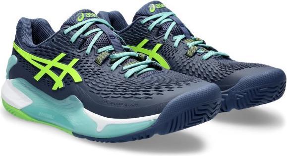 Produktbild ASICS Performance Gel-Resolution 9 Padel Men Thunder Blue/Electric Lime (47)