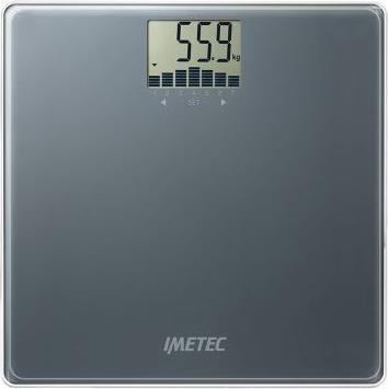 Actual product image Imetec Monitoring ES9 300 Square Grey Electronic personal scale (180 kg)